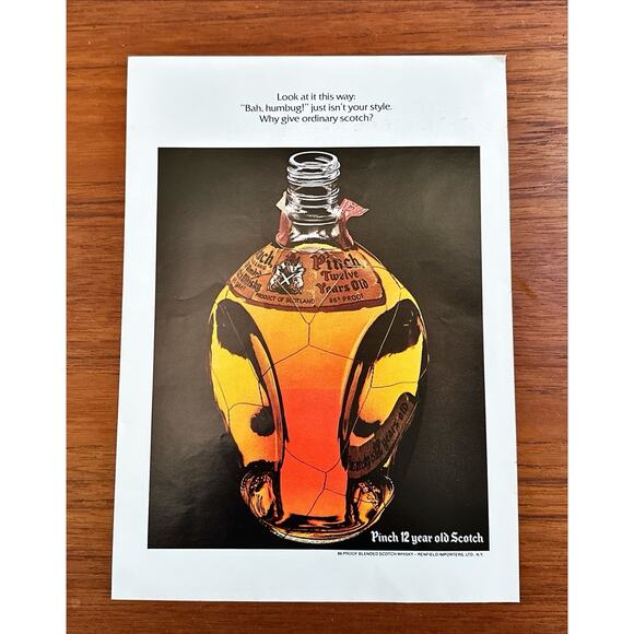10 Print Ads 1977 Scotch Whiskey Champagne Gin - Picture 5 of 11